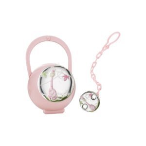regalo nascita neonato ciuccio argento PVD