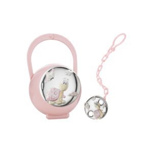 set regalo neonata rosa argento