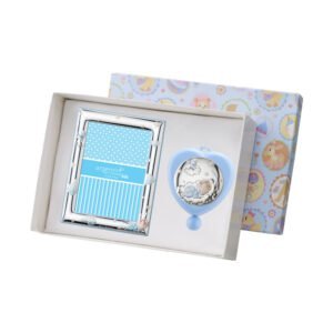 cornice portafoto con carillon argento
