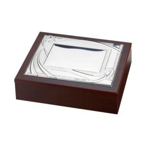 Penna elegante e biglietto personalizzato in cofanetto regalo.