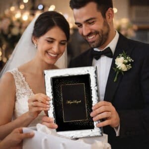 Home 6 Regali di nozze romantici e di classe per coppie felici.