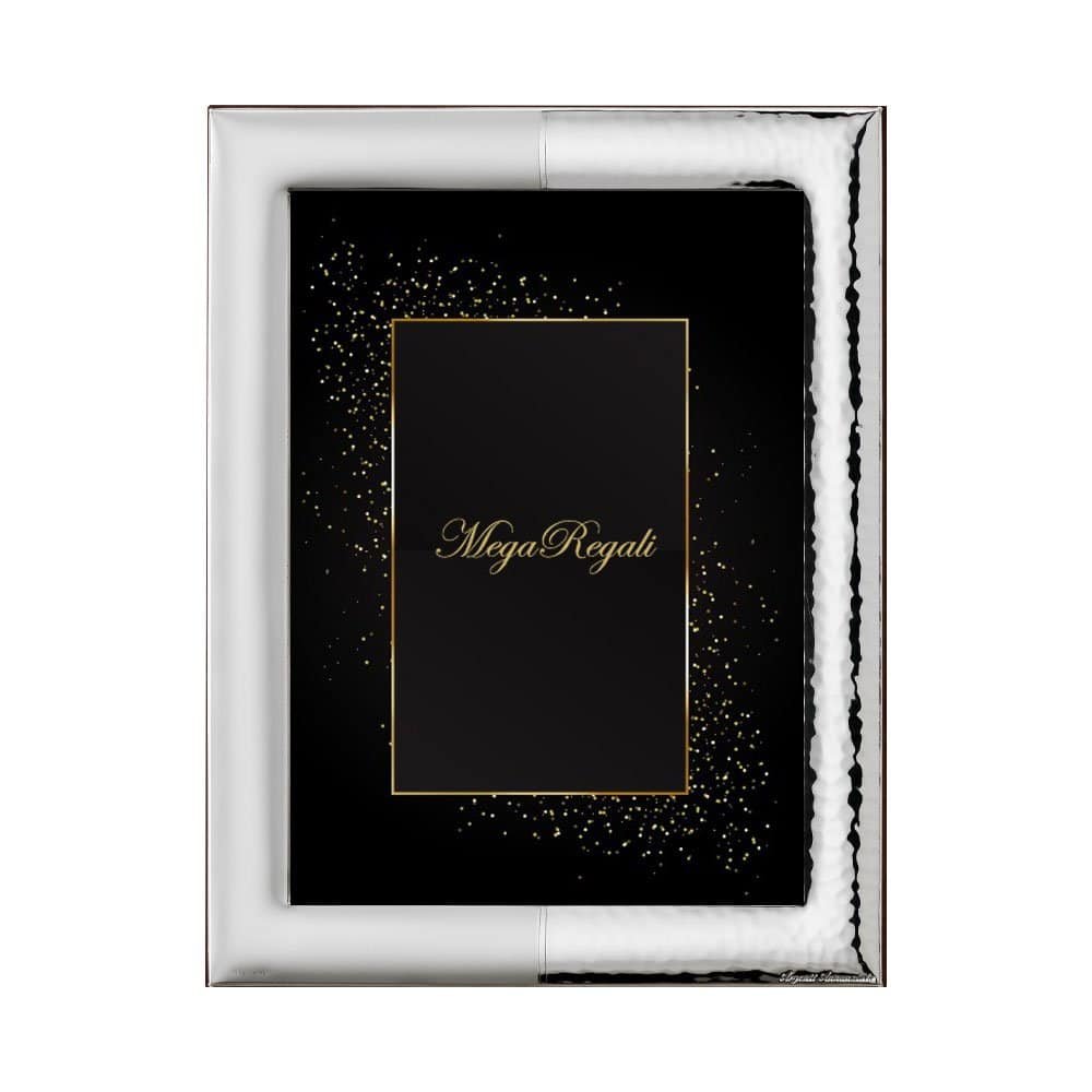 PORTAFOTO MARTELLATO/LISCIO SABBIATA ARGENTO BILAMINATO RETRO LEGNO 1 portafoto martellato liscio sabbiata argento