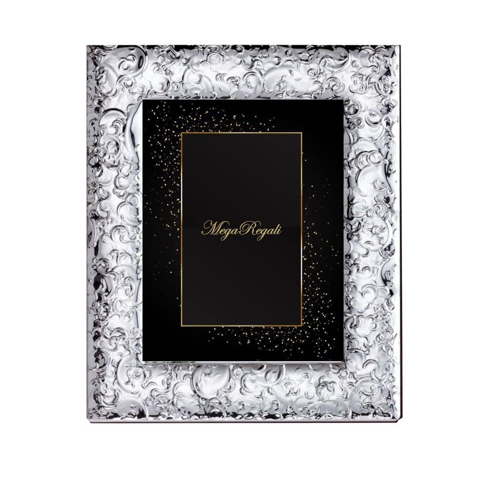 PORTAFOTO NOCERA LUNARE LUCIDO IN ARGENTO BILAMINATO RETRO LEGNO 1 portafoto Nocera Lunare argento bilaminato con retro in legno, elegante e raffinato. Perfetto come regalo o dec.