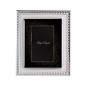 portafoto 20x25 elegante argento